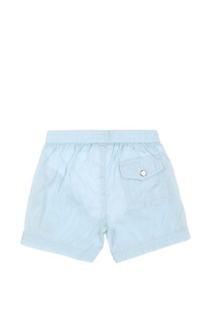 shorts da bagno con finiture tricolore MONCLER KIDS | L19512C0000453326711